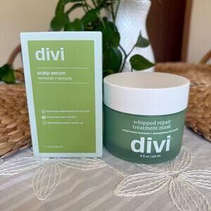 NEW | Divi Scalp Serum & Whipped Repair Treatment Mask Hair Bundle Full Size